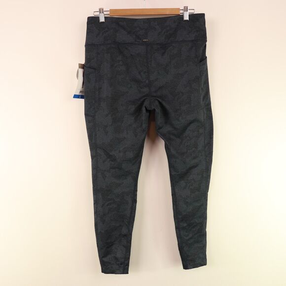 NWT Mondetta High Waisted 2 Pockets Brushed Jacquard Legging India Ink - Picture 5 of 8